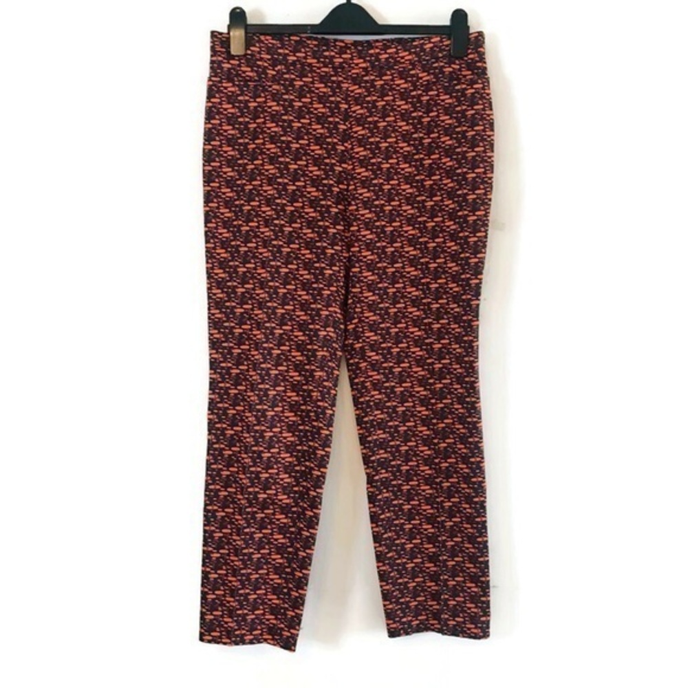 Akris Punto Franco Black White Polka Dot Tailored Pants Women’s size 8 Medium